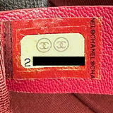 シャネル CHANEL バレリーナ カメラバッグ A93015 21番台 ネイビー/ブラック シルバー金具 カーフ レディース ショルダーバッグ