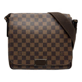 ルイ・ヴィトン LOUIS VUITTON ディストリクトPM N41213 ブラウン ダミエ/レザー メンズ ショルダーバッグ