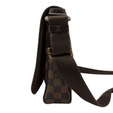 ルイ・ヴィトン LOUIS VUITTON ディストリクトPM N41213 ブラウン ダミエ/レザー メンズ ショルダーバッグ