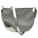 グッチ GUCCI GGキャンバス ショルダーバッグ 169998 メタリックシルバー GGキャンバス レディース ショルダーバッグ