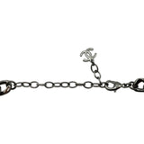 シャネル CHANEL ココマーク チェーンネックレス シルバー メタル/ストラス アクセサリー
