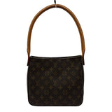 ルイ・ヴィトン LOUIS VUITTON ルーピングMM M51146 ブラウン モノグラム/レザー レディース ショルダーバッグ