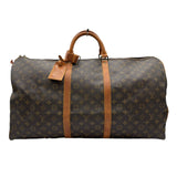 ルイ・ヴィトン LOUIS VUITTON キーポル60 M41422 ブラウン モノグラム/レザー メンズ ボストンバッグ