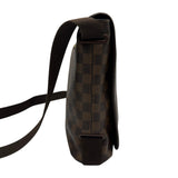 ルイ・ヴィトン LOUIS VUITTON ブルックリンMM N51211 ブラウン ダミエ/レザー レディース ショルダーバッグ