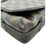 ルイ・ヴィトン LOUIS VUITTON ブルックリンMM N51211 ブラウン ダミエ/レザー レディース ショルダーバッグ