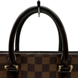 ルイ・ヴィトン LOUIS VUITTON ヴェニスPM N51145 ブラウン ダミエ/レザー レディース トートバッグ