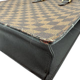 ルイ・ヴィトン LOUIS VUITTON ヴェニスPM N51145 ブラウン ダミエ/レザー レディース トートバッグ