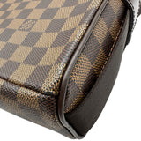 ルイ・ヴィトン LOUIS VUITTON オラフPM N41442 ブラウン ダミエ/レザー レディース ショルダーバッグ
