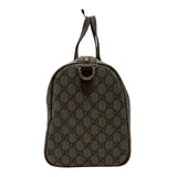 グッチ GUCCI GGスプリーム スモールボストンバッグ 322231 ブラウン GGスプリーム/レザー レディース ボストンバッグ