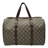 グッチ GUCCI GGスプリーム スモールボストンバッグ 322231 ブラウン GGスプリーム/レザー レディース ボストンバッグ