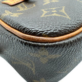 ルイ・ヴィトン LOUIS VUITTON ポシェット・シテ M51183 ブラウン モノグラム/レザー レディース ショルダーバッグ
