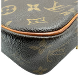 ルイ・ヴィトン LOUIS VUITTON ポシェット・シテ M51183 ブラウン モノグラム/レザー レディース ショルダーバッグ