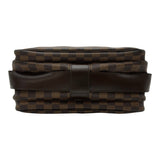 ルイ・ヴィトン LOUIS VUITTON ナヴィグリオ N45255 ブラウン ダミエ/レザー メンズ ショルダーバッグ