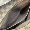 ルイ・ヴィトン LOUIS VUITTON ナヴィグリオ N45255 ブラウン ダミエ/レザー メンズ ショルダーバッグ