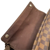 ルイ・ヴィトン LOUIS VUITTON ナヴィグリオ N45255 ブラウン ダミエ/レザー メンズ ショルダーバッグ