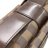 ルイ・ヴィトン LOUIS VUITTON ナヴィグリオ N45255 ブラウン ダミエ/レザー メンズ ショルダーバッグ