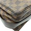 ルイ・ヴィトン LOUIS VUITTON ナヴィグリオ N45255 ブラウン ダミエ/レザー メンズ ショルダーバッグ