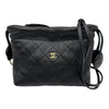 シャネル CHANEL ストラップ クラッチバッグ AP5228 ブラック ゴールド金具 ラムスキン レディース クラッチバッグ