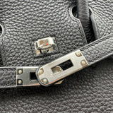 エルメス HERMES バーキン25 K刻 ブラック シルバー金具 トゴ レディース ハンドバッグ