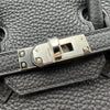 エルメス HERMES バーキン25 K刻 ブラック シルバー金具 トゴ レディース ハンドバッグ