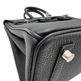 エルメス HERMES バーキン25 K刻 ブラック シルバー金具 トゴ レディース ハンドバッグ