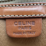 セリーヌ CELINE マカダム ハンドバッグ ブラウン PVC レディース ハンドバッグ