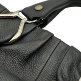 セリーヌ CELINE ピローハンドバッグ ブラック レザー レディース ショルダーバッグ