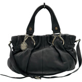 セリーヌ CELINE ピローハンドバッグ ブラック レザー レディース ショルダーバッグ