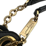 サルヴァトーレ・フェラガモ Salvatore Ferragamo ガンチーニ チェーントートバッグ 21B974 ブラック レザー レディース