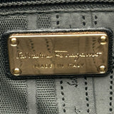 サルヴァトーレ・フェラガモ Salvatore Ferragamo ガンチーニ チェーントートバッグ 21B974 ブラック レザー レディース