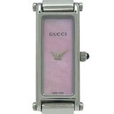 グッチ GUCCI バングルウォッチ 1500L ピンクシェル ステンレススチール クオーツ レディース 腕時計
