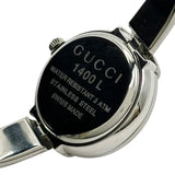 グッチ GUCCI バングルウォッチ 1400L ブラック ステンレススチール クオーツ レディース 腕時計