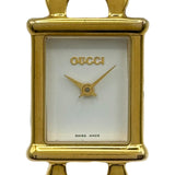 グッチ GUCCI チェンジベルト 1800L ホワイト ゴールドプレーテッド クオーツ レディース 腕時計