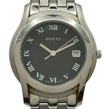 グッチ GUCCI Gクラス 5500M ブラック ステンレススチール クオーツ メンズ 腕時計