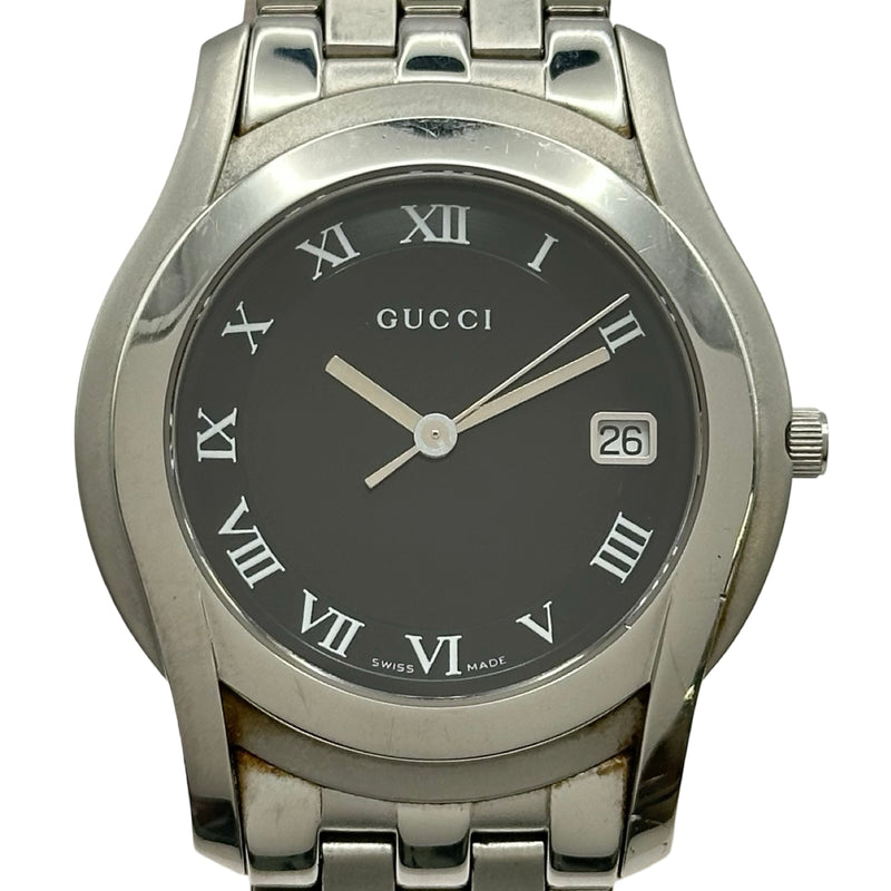 グッチ GUCCI Gクラス 5500M ブラック ステンレススチール クオーツ
