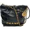 シャネル CHANEL CHANEL22 ミニ AS3980 ブラック ゴールド金具 シャイニーカーフ レディース ショルダーバッグ