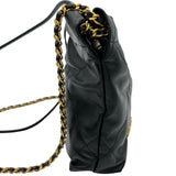 シャネル CHANEL CHANEL22 ミニ AS3980 ブラック ゴールド金具 シャイニーカーフ レディース ショルダーバッグ
