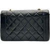 シャネル CHANEL ダイアナ25 A01165 4番台 ブラック ゴールド金具 ラムスキン レディース ショルダーバッグ