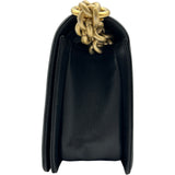 シャネル CHANEL ボーイシャネル25 A67086 24番台 ブラック ゴールド金具 キャビアスキン レディース ショルダーバッグ