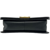 シャネル CHANEL ボーイシャネル25 A67086 24番台 ブラック ゴールド金具 キャビアスキン レディース ショルダーバッグ