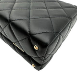 シャネル CHANEL マトラッセスモールハンドバッグ AS5167 ブラック ゴールド金具 ラム レディース ショルダーバッグ