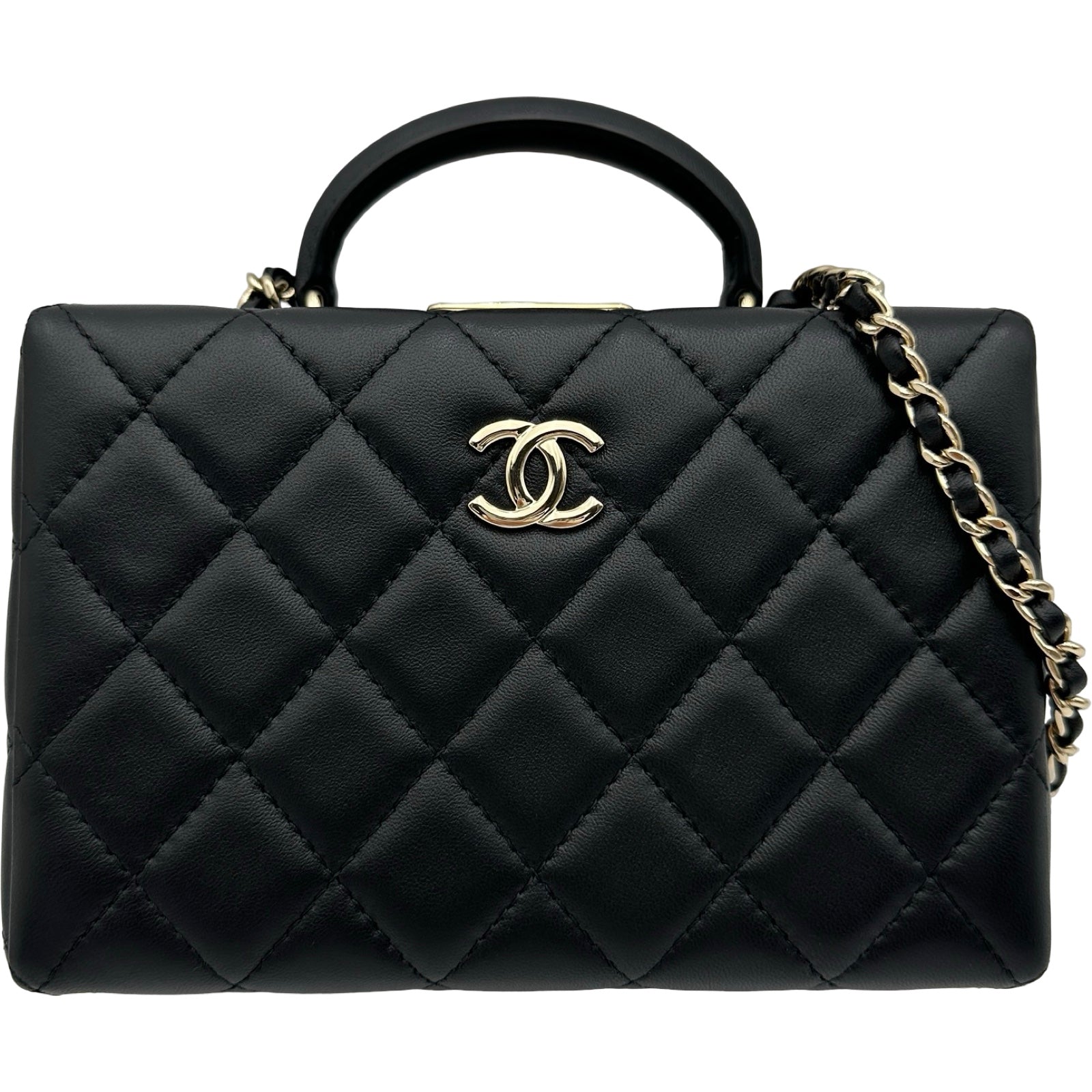 シャネル CHANEL マトラッセスモールハンドバッグ AS5167 ブラック