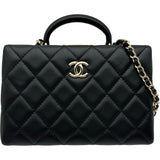 シャネル CHANEL マトラッセスモールハンドバッグ AS5167 ブラック ゴールド金具 ラム レディース ショルダーバッグ