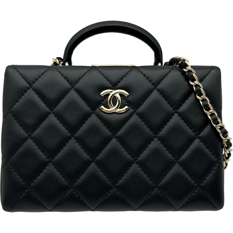 シャネル CHANEL マトラッセスモールハンドバッグ AS5167 ブラック