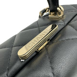 シャネル CHANEL マトラッセスモールハンドバッグ AS5167 ブラック ゴールド金具 ラム レディース ショルダーバッグ