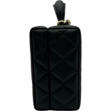 シャネル CHANEL マトラッセスモールハンドバッグ AS5167 ブラック ゴールド金具 ラム レディース ショルダーバッグ