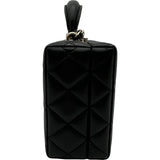シャネル CHANEL マトラッセスモールハンドバッグ AS5167 ブラック ゴールド金具 ラム レディース ショルダーバッグ