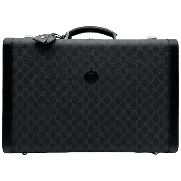 グッチ GUCCI ミディアム リジッド スーツケース 722179 ブラック GG