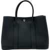 エルメス HERMES ガーデンパーティTPM W刻印 ブラック シルバー金具 ネゴンダ レディース ハンドバッグ