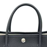 エルメス HERMES ガーデンパーティTPM W刻印 ブラック シルバー金具 ネゴンダ レディース ハンドバッグ